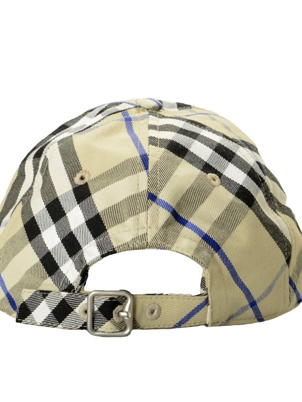 Burberry "MH Bias Check Baseball" Lichen Check Baseball Hat Size L - Picture 2 of 3